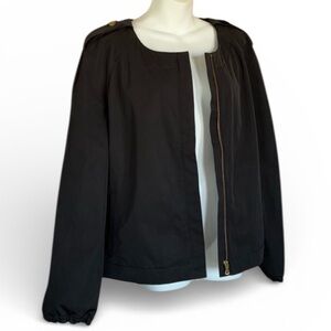 TALBOTS “The Jackie Fit” insulated jacket, zip front, elasticized cuff. 18 NWT